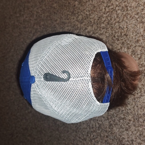 '47 Brand NHL New York Islanders Trucker Clean Up Royal Blue Snapback Hat OSFA - Picture 4 of 10